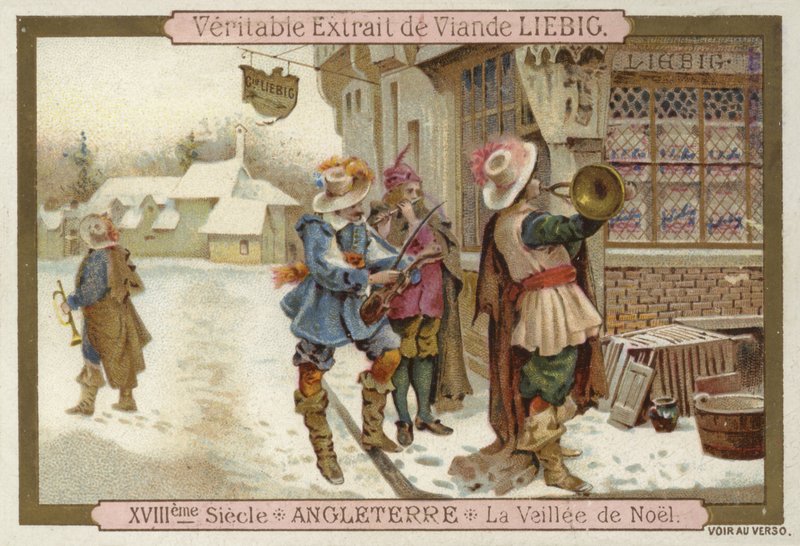 Christmas Eve in England, 18th Century by European School