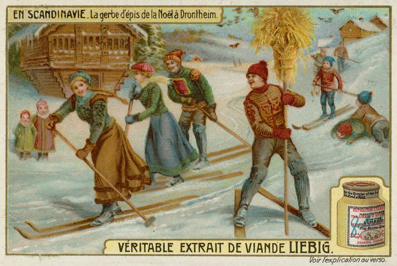 Christmas Wheatsheaf in Trondheim by European School