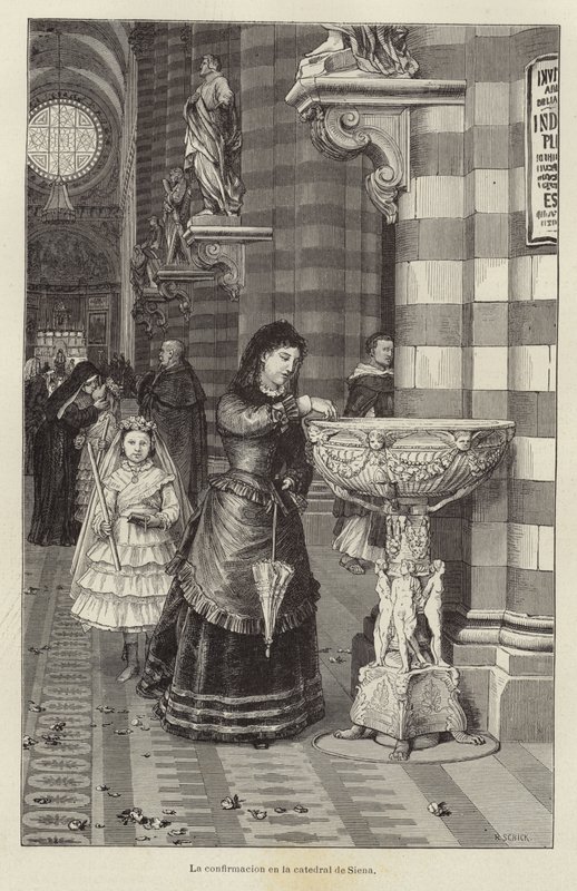 Confirmation in the Cathedral of Siena by European School