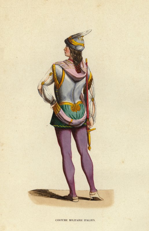 Italian Military Costume by European School