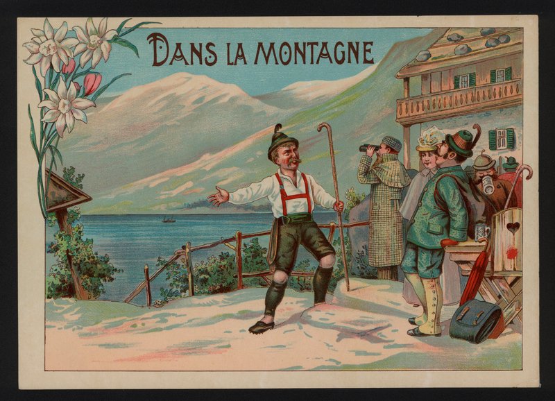 In the Mountains by European School