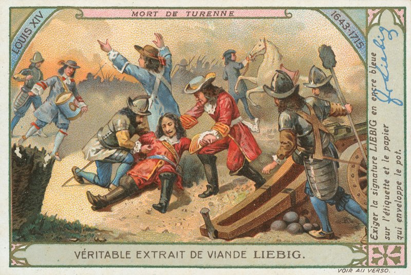 Death of Turenne by European School