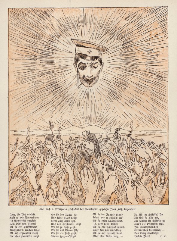 Destiny and Humanity, After the Painting by Jef Leempoels by European School