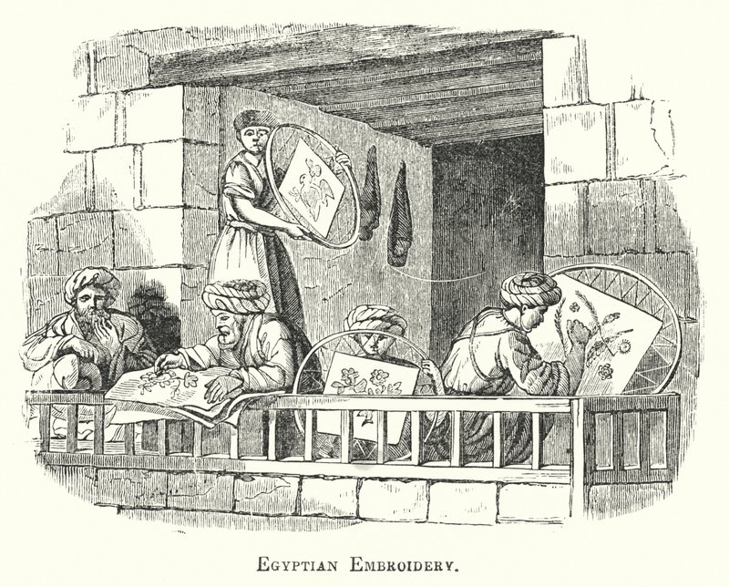 Egyptian Embroidery by European School