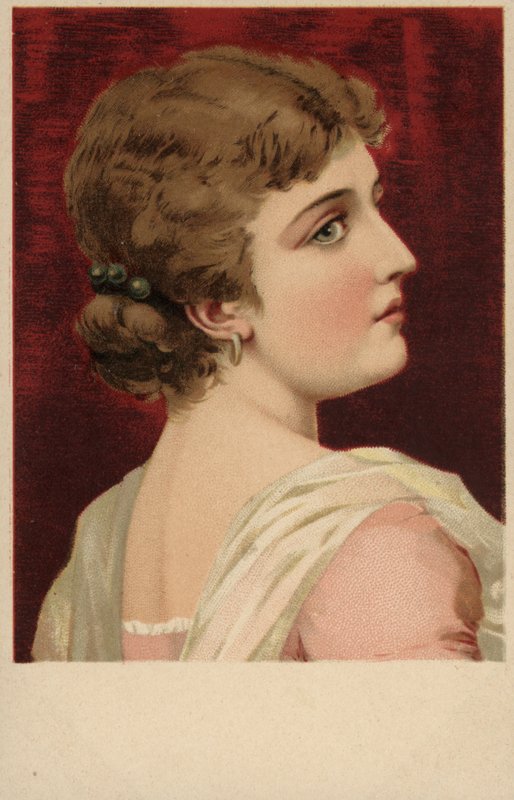 Girl in Pink Dress by European School