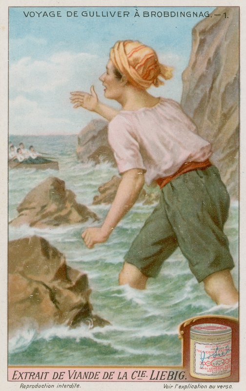 Gulliver is Abandoned by His Companions on Brobdingnag by European School