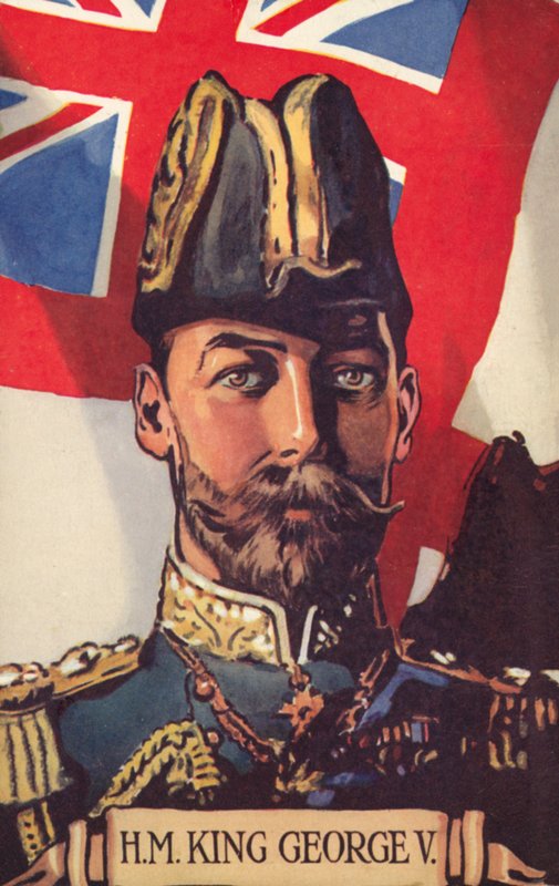 H.M. King George V by European School