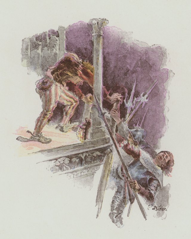 Illustration for Notre-Dame de Paris by Victor Hugo by European School