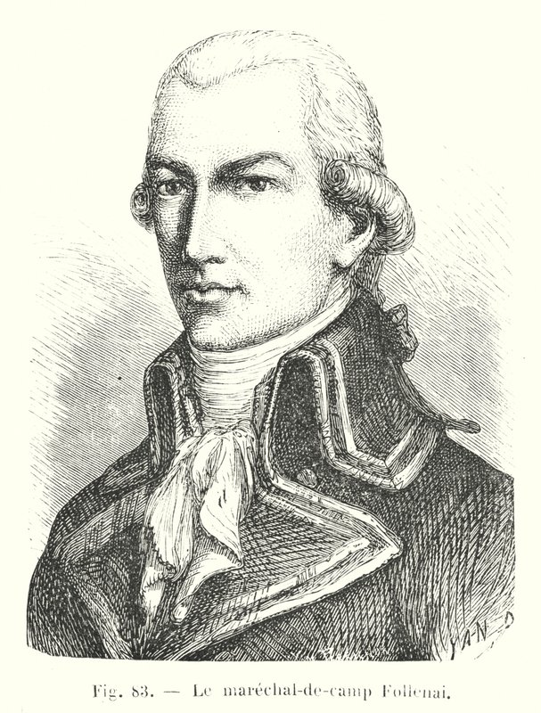 Marshal Follenai (engraving) by European School