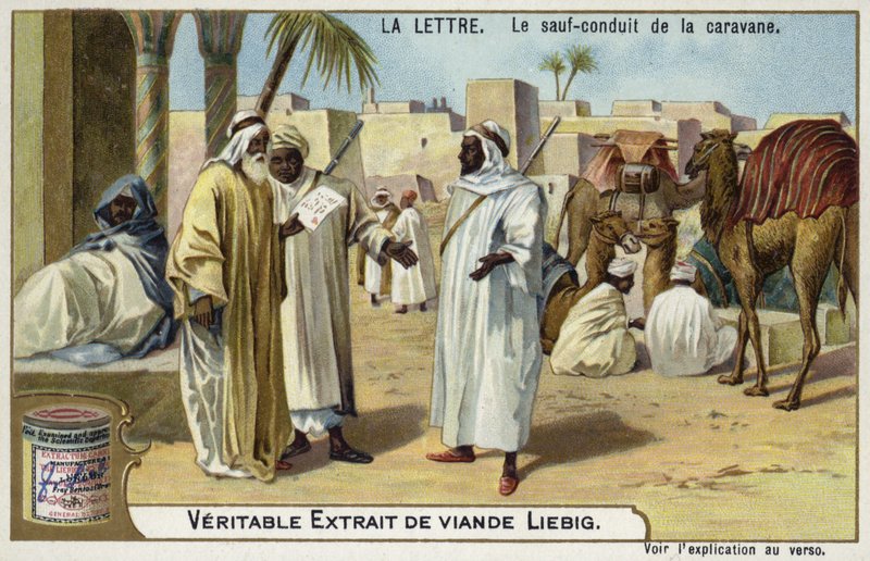 Letter providing for the safe conduct of a caravan by European School