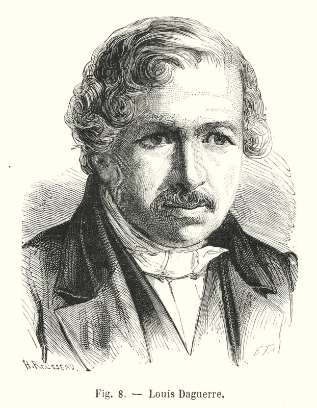 Louis Daguerre (engraving) by European School