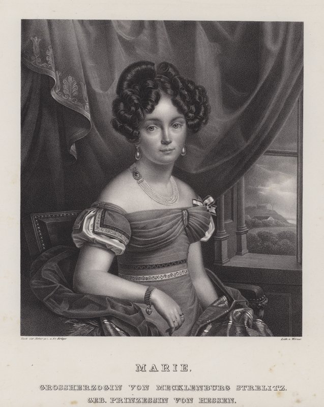 Marie, Grand Duchess of Mecklenburg-Strelitz by European School