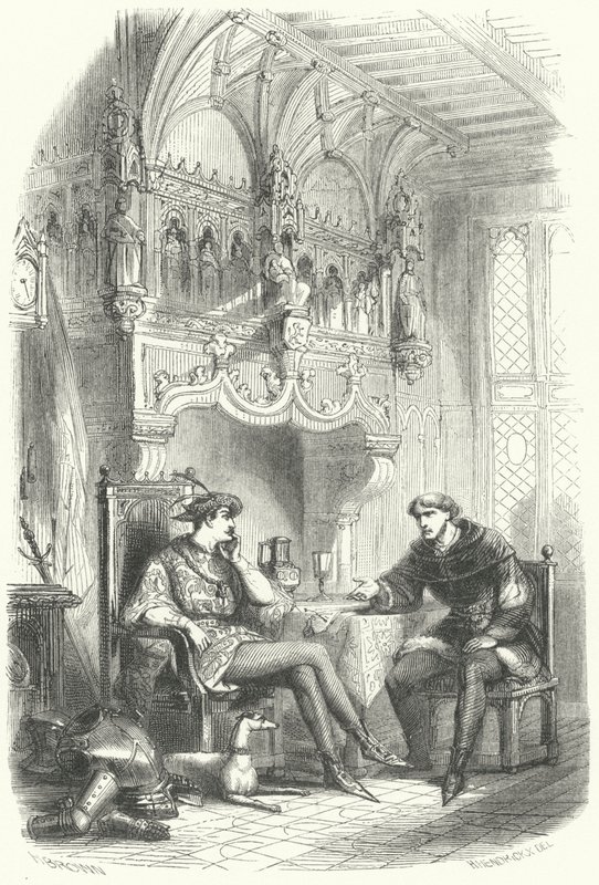 Meeting Between Flemish Statesman Jacob van Artevelde and King Edward III of England by European School