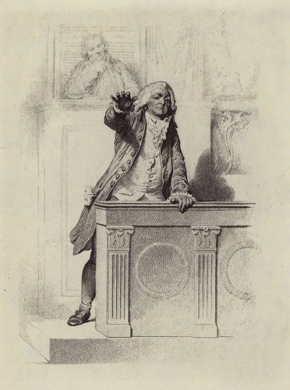 Mirabeau in the French Assembly by European School