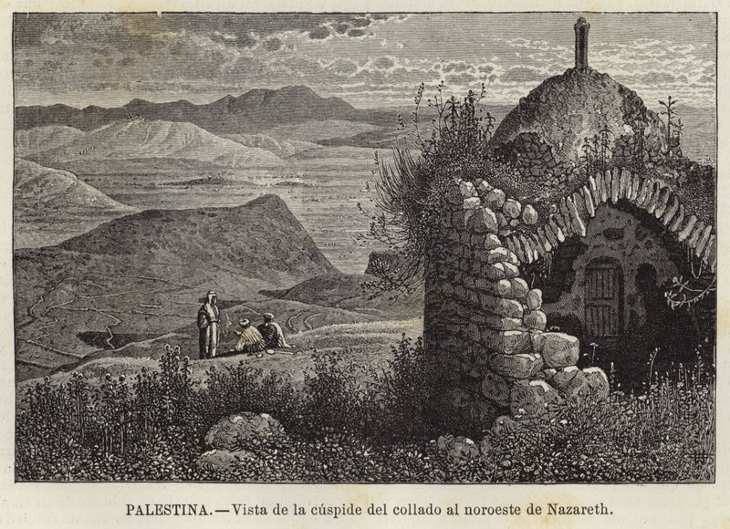 Palestine, View from the Summit of the Hill Northwest of Nazareth by European School