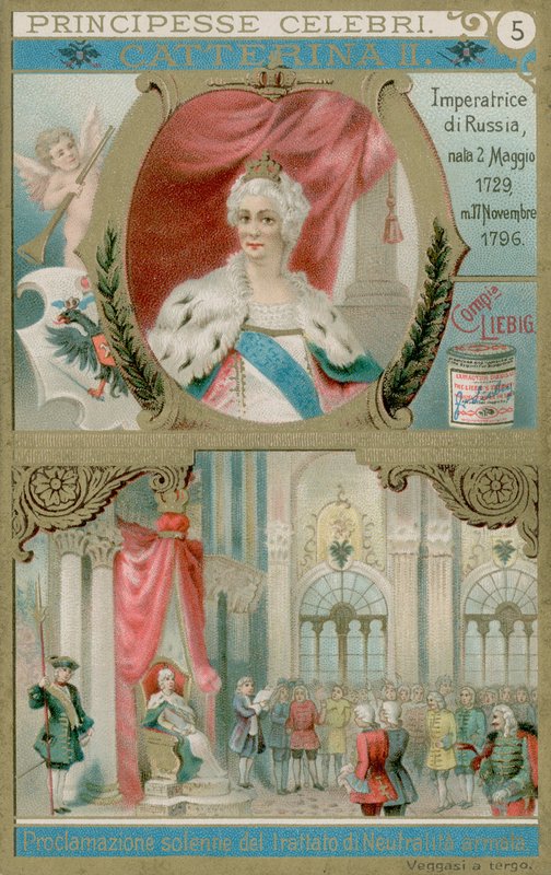 Queen Catherine the Great by European School