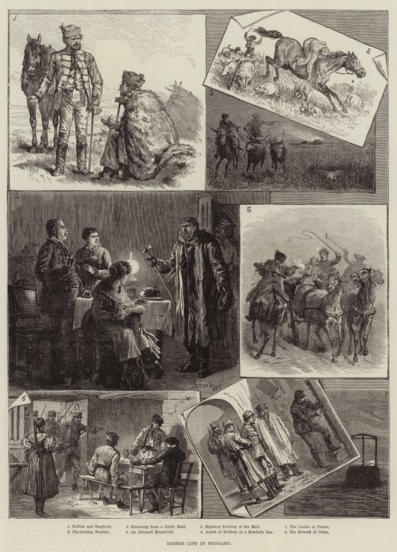Robber Life in Hungary by European School