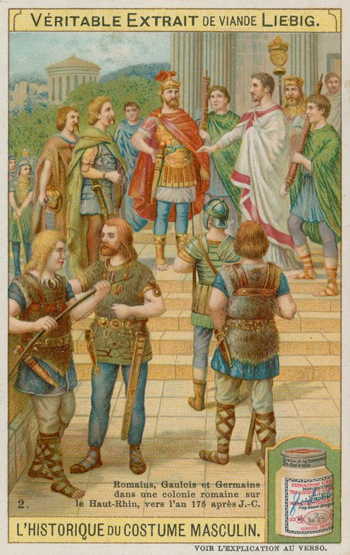 Romans, Gauls and Germans in a Roman Colony on the Upper Rhine in AD 175 by European School