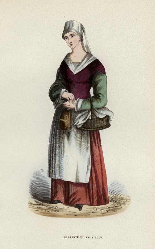 Servant of the 15th Century by European School
