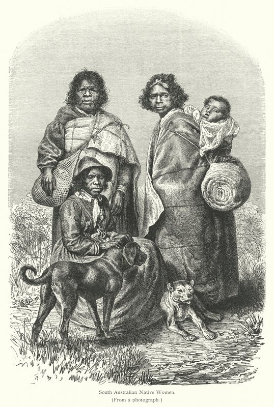 South Australian Native Women by European School