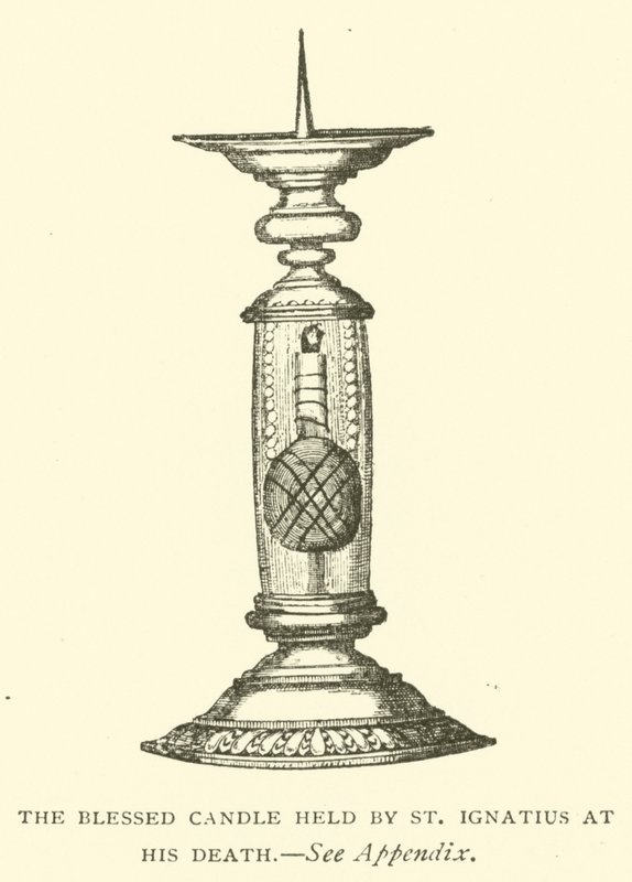 The Blessed Candle Held by St Ignatius at His Death by European School
