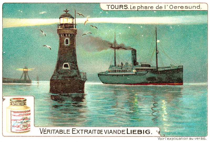 The Lighthouse of Oresund, between Denmark and Sweden by European School