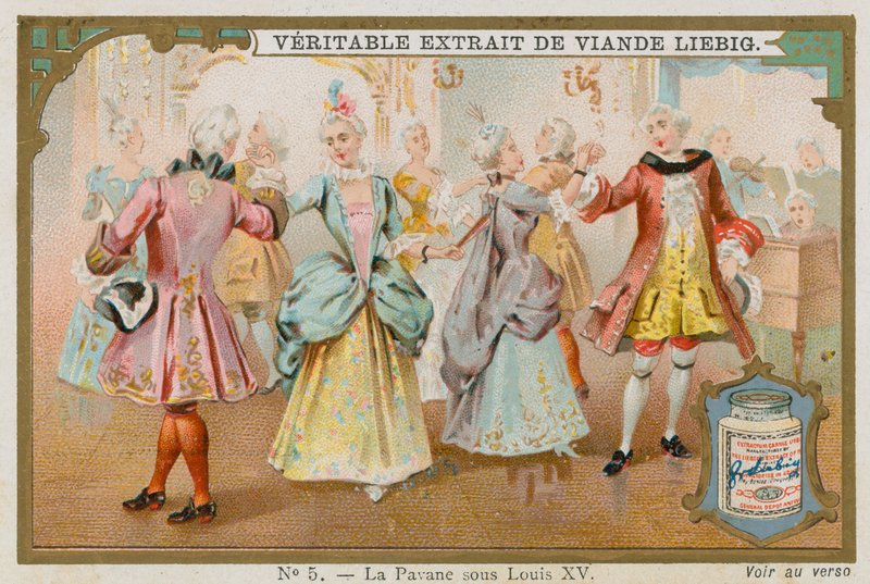 The Pavane Under King Louis XV by European School