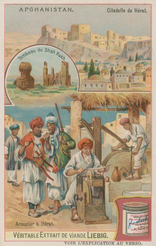 The Tomb of Shah Rukh and the City and Armoury of Herat by European School