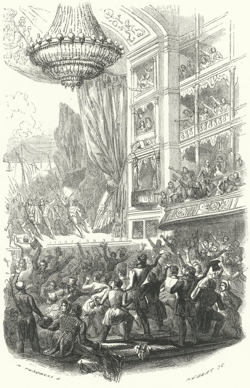 The beginning of the Belgian Revolution: performance of Daniel Auber