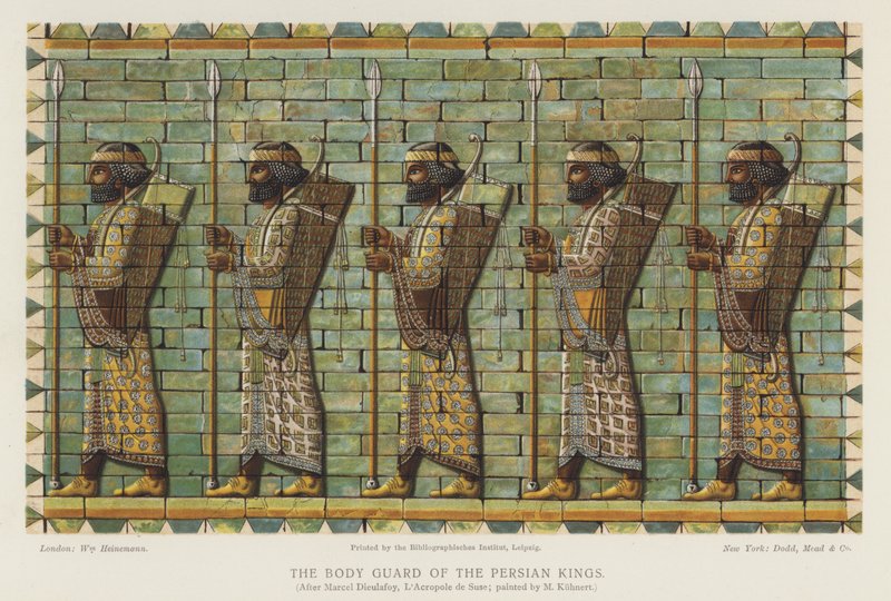 The Bodyguard of the Persian Kings by European School