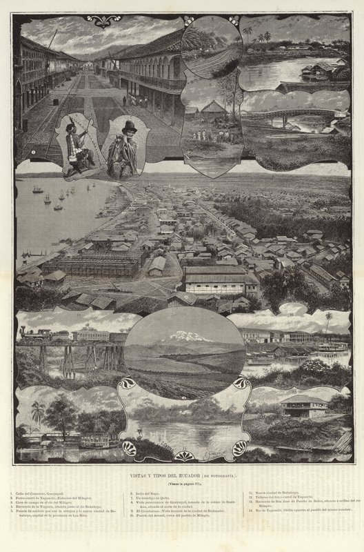 Views and Types of Ecuador by European School
