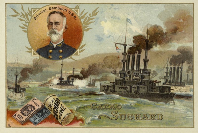 William Sampson, American admiral, Spanish-American War, 1898 by European School