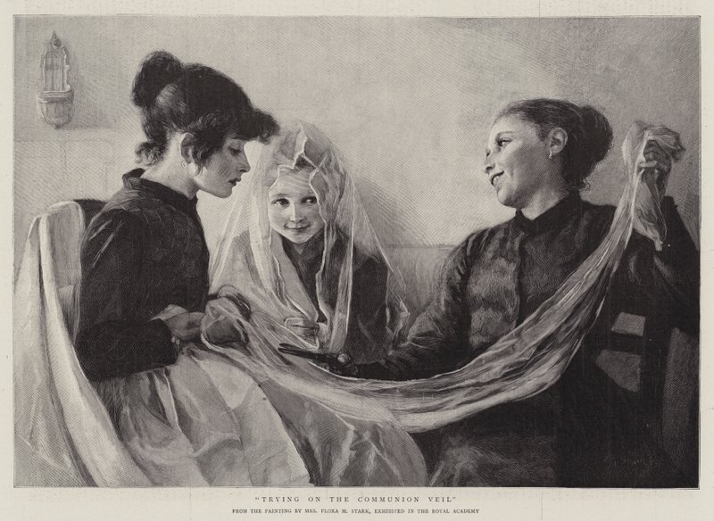 Trying on the Communion Veil by F. M. Stark