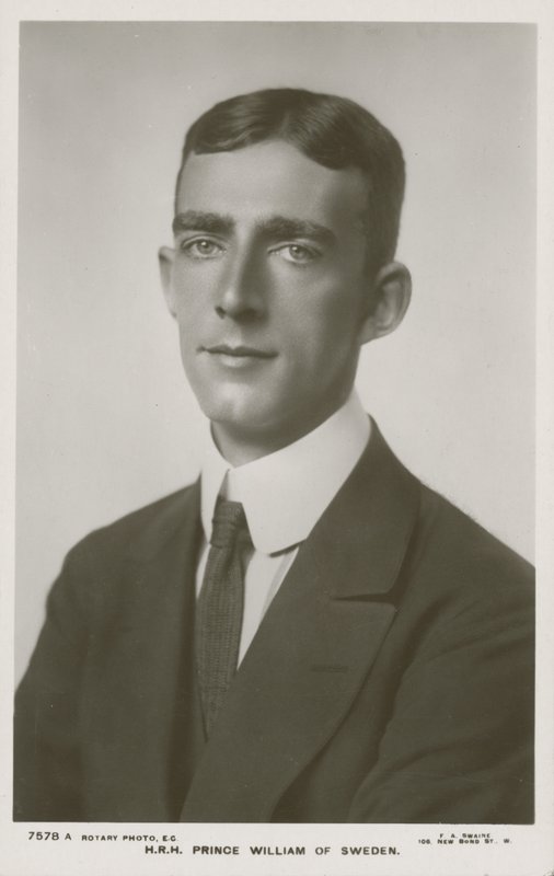 HRH Prince William of Sweden, 1913 by F.A Swaine