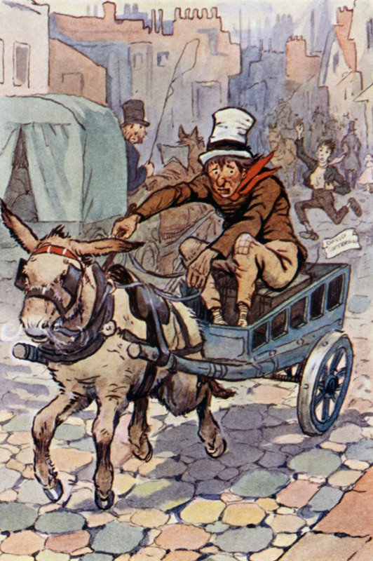 Illustration for David Copperfield by F. M. B. Blaikie