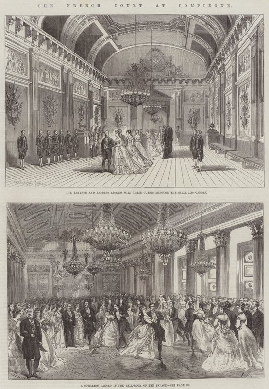 The French Court at Compiegne by Felix Thorigny