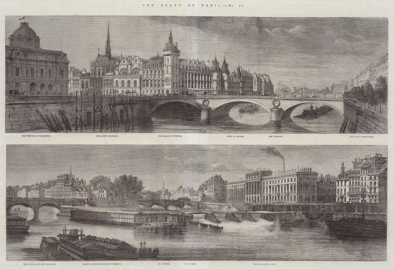 The Quays of Paris by Felix Thorigny