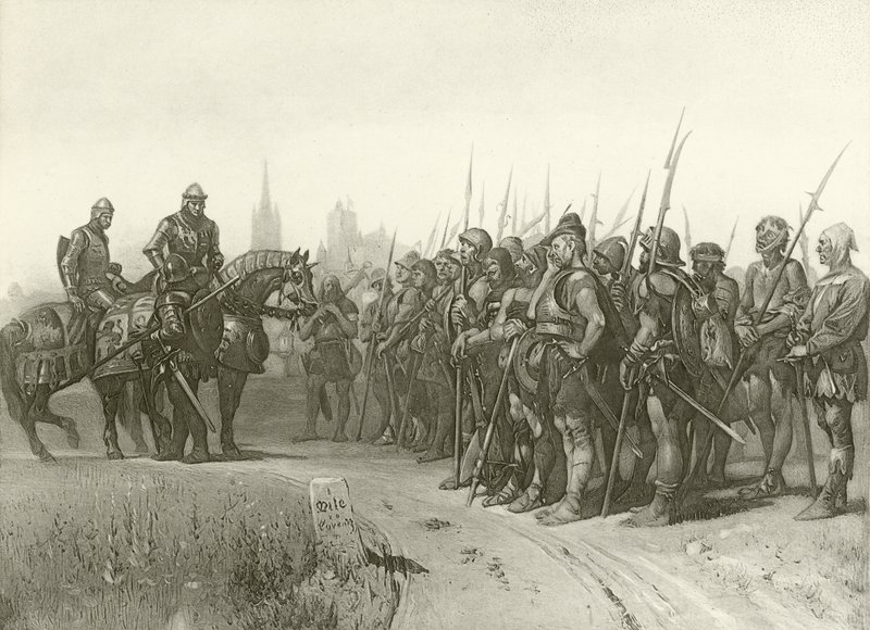 First Part of King Henry IV. Act IV, Scene II by Felix Octavius Carr Darley