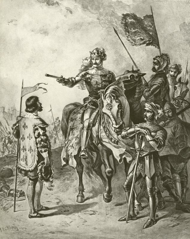 King Henry Fifth V. Act IV, Scene VII by Felix Octavius Carr Darley