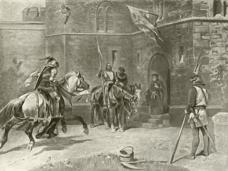 Second Part King Henry IV. Act I, Scene I by Felix Octavius Carr Darley