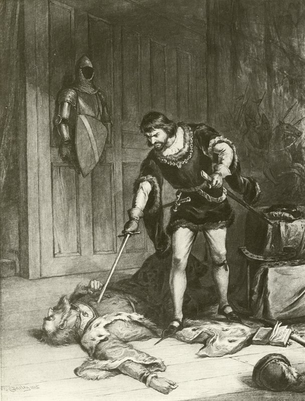 Third Part of Henry VI. Act V-Scene VI by Felix Octavius Carr Darley