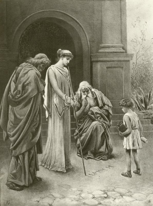 Titus Andronicus. Act IV-Scene I by Felix Octavius Carr Darley
