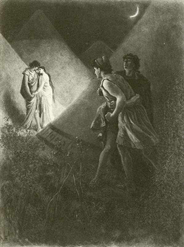 Troilus and Cressida. Act V-Scene II by Felix Octavius Carr Darley