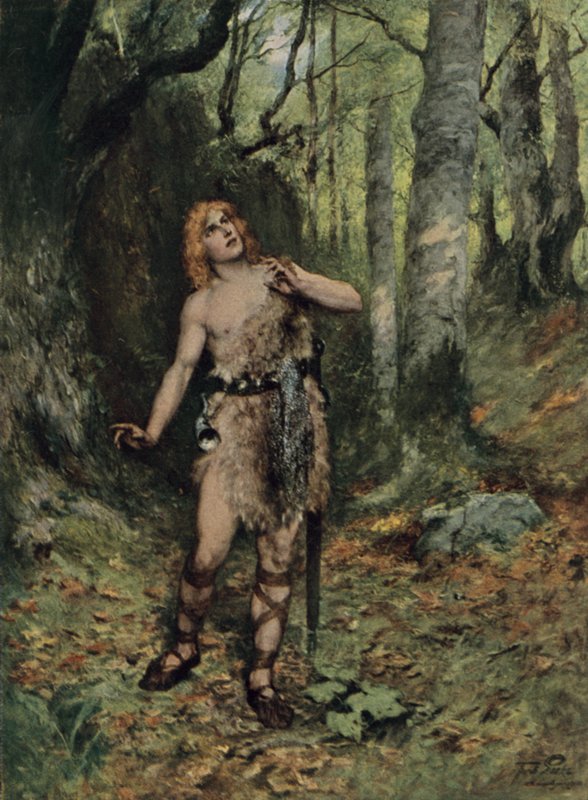 Then in the silence a bird sang to him by Ferdinand Lecke