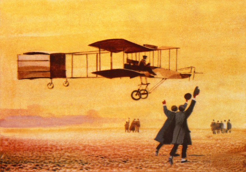 Henri Farman by Ferdinando Tacconi