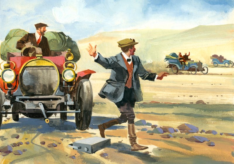 Ten thousand mile motor race by Ferdinando Tacconi