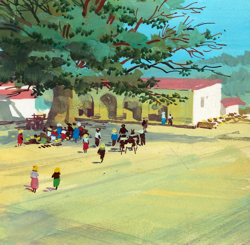 Tschiffely arriving in La Banda by Ferdinando Tacconi