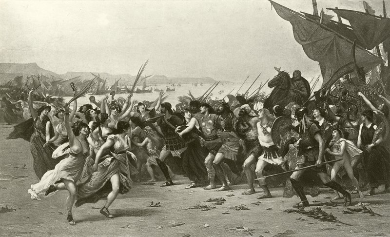 The Victors of Salamis by Fernand Cormon