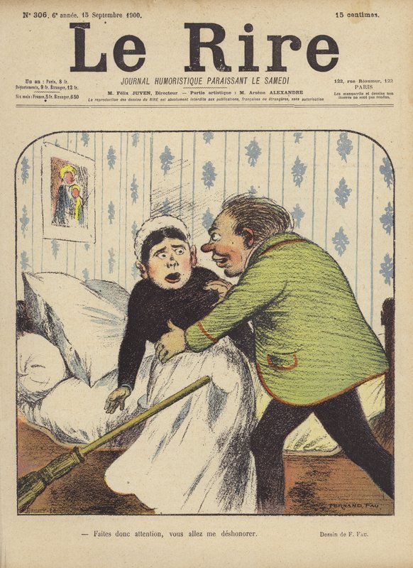 Illustration for Le Rire by Fernand Fau
