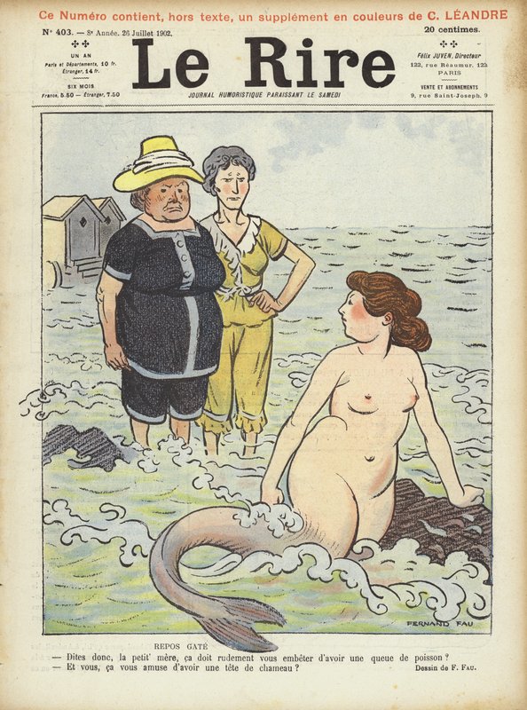 Illustration for Le Rire by Fernand Fau